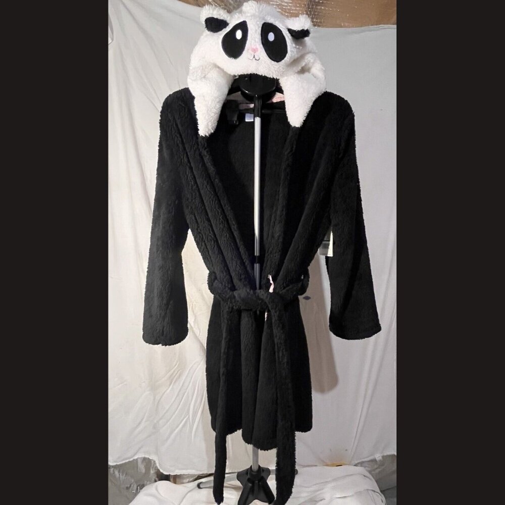 Pillow Talk Panda Robe Black Size L